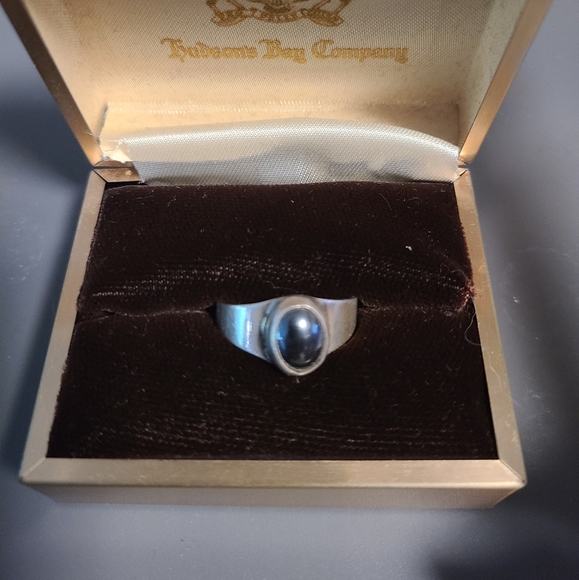 Hand Crafted Jewelry - 🥂Host Pick🥂Handcrafted Hematite Ring in Silver (10)